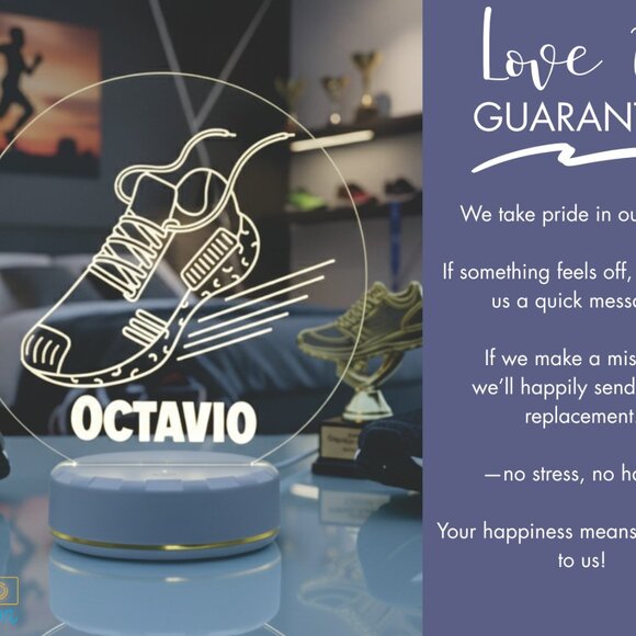 Running Night Light – Custom LED Lamp for Runners - Picture 6 of 8